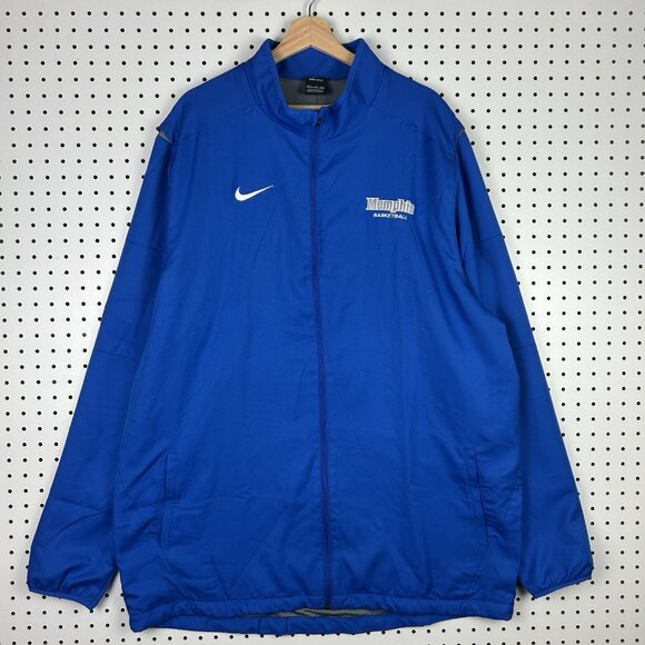 Nike Memphis Tigers Jacket XXLT‎ NWT Zip Windbreaker Basketball Penny Hardaway - Picture 1 of 6